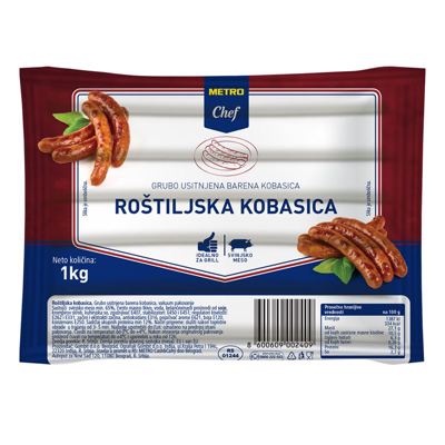 1KG MC ROSTILJSKA KOBASICA-STAND.-VAR.