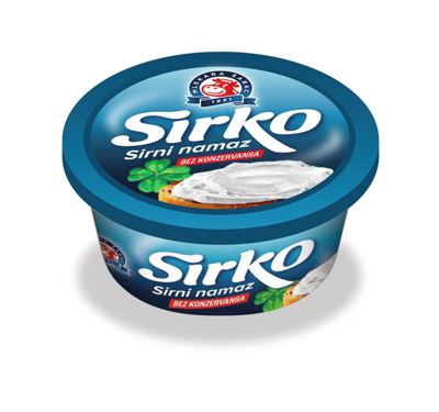 SIRNI NAMAZ 100GR SIRKO 1/12 MLEKARA ŠABAC
