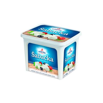 SIR ŠABAČKA MEKI PUNOMASNI 45%MM 900GR MLEKARA ŠABAC