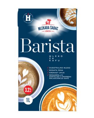 1L BARISTA UHT MLEKO 3.2%MM-STAND.-VAR.