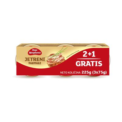 NEO MOJA JETR PAŠTETA 75G 2+1