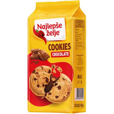 NAJ.ZELJE COOKIES COKOLADA 145GR