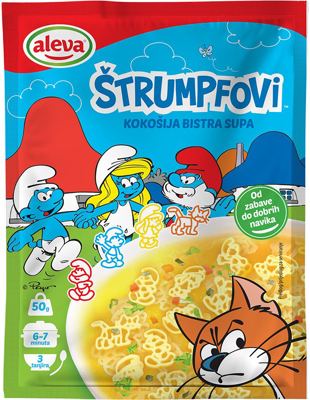ŠTRUMPFOVI KOKO.BISTRA SUPA 50G ALEVA 1/10
