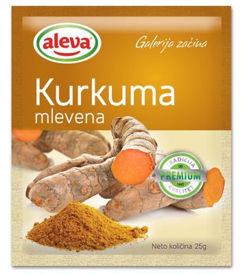 ZAČIN KURKUMA 25GR ALEVA