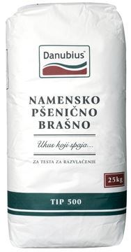 BRAŠNO PŠENIČNO TIP-500 DANUBIUS 25KG