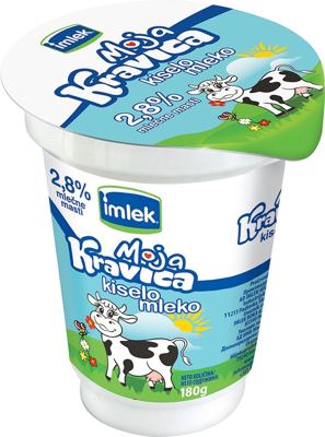 KISELO MLEKO 2.8%MM CAŠA 0.180ML"IMLEK"
