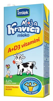 MLEKO UHT KRAVICA UHT D3 3.2% TB 1L