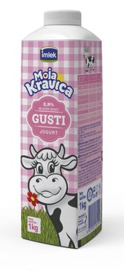 JOGURT MOJA KRAVICA GUSTI 2,8%MM 1KG TT