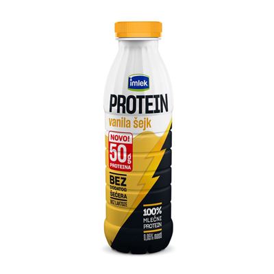 Protein vanila sejk 500ml #6 Imlek