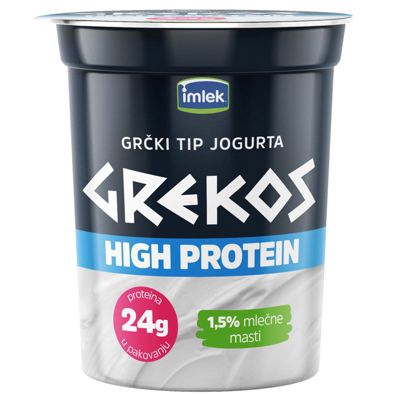 GREKOS HIGH PROTEIN 1.5% 400G GRČKI TIP JOGURTA