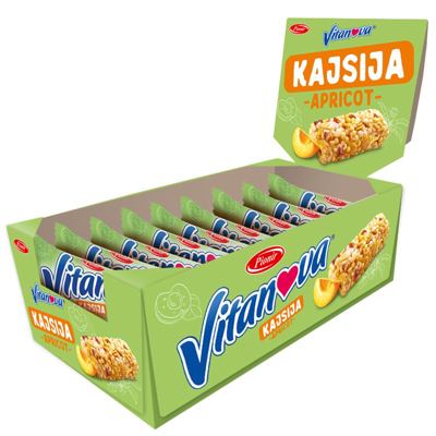 MUSLI BLOK PIONIR VITANOVA KAJSIJA 20G