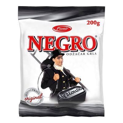 BOMBON NEGRO 200GR PIONIR