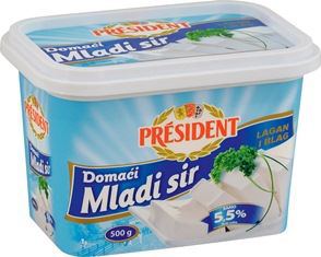 MLADI SIR 500G "PRESIDENT" 1/6 "SOMOBOLED"