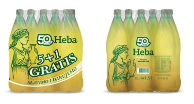 VODA GAZIRANA HEBA 1.5L 5+1 GRATIS