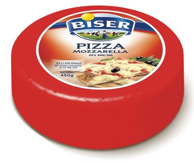 Biser Pizza Mozzarella 450g Omnico