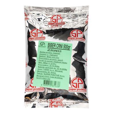 500G SP BIBER CRNI ZRNO-STAND.-VAR.