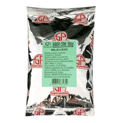 500G SP BIBER CRNI MLEVENI