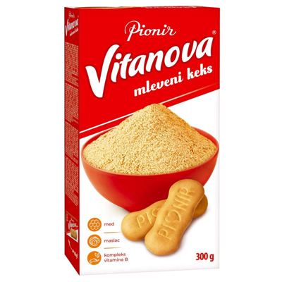 Vitanova mleveni keks 300g #12 Pionir