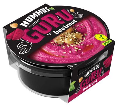 HUMMUS BEETROOT 180GR GURU