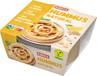 NAMAZ NATURAL HUMMUS 200G 1/12 "NELT"