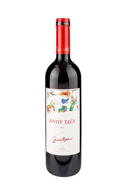 VINO CRVENO ŽIVOT TEČE 0.75L ZVONKO BOGDAN