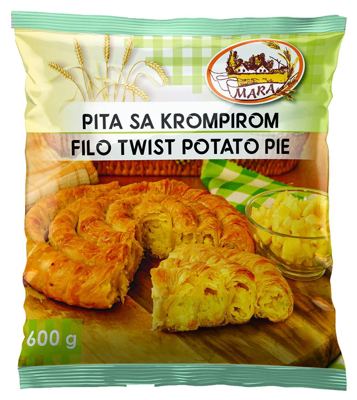PITA UVIJAČA SA KROMPIROM 600G "MARA"
