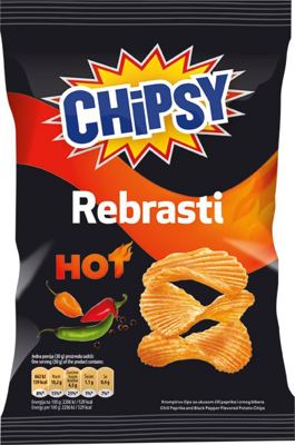 Chipsy rebrasti HOT 140g #9 Marbo