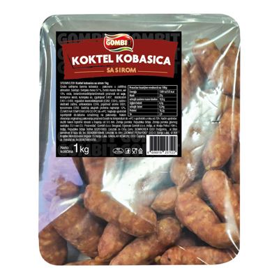 1KG GOMBIT KOKTEL KOBASICA SIR-STAND.-VAR.