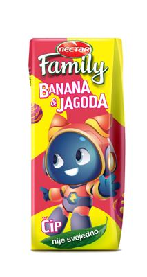 SOK FAMILY BANANA I JAGODA 0.2L NECTAR
