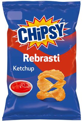 ČIPS REBRASTI KEČAP 85G