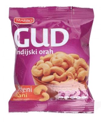 INDIJSKI ORAH PRŽENI SLANI GUD 75G