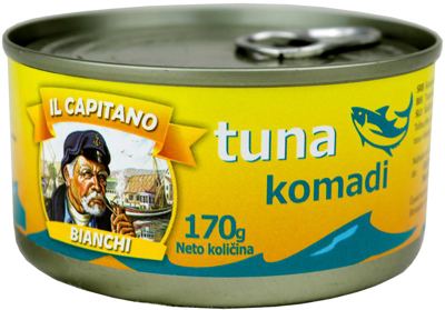 IL CAPITANO TUNA KOMADI 170G