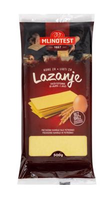 Kore za lazanje Mlinotest S 500g