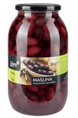 1500G MASLINA CRNA KALAMATA BK LIBERO-STAND.-VAR.