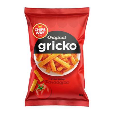 Flips GRICKO paradajz 0040 Chips Way 30