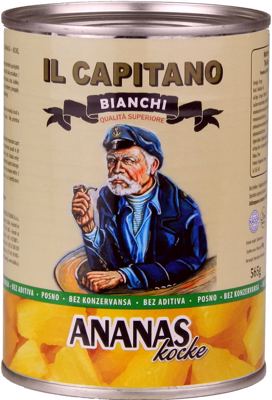 ANANAS KOCKA 580ML IL CAPITANO