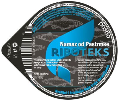 75G RIBOTEKS NAMAZ OD PASTRMKE-STAND.-VAR.