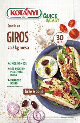 MEŠAVINA ZACINA ZA GIROS KESICA 50G AWT