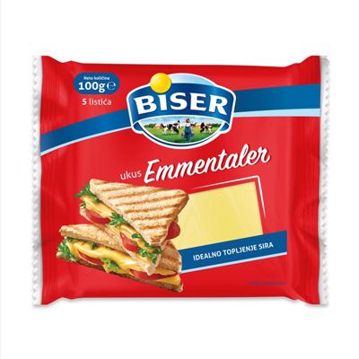 BISER TOPLJENI SIR 100G EMMENTALER