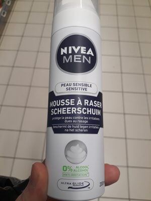 NIVEA 200ML SHAVING FOAM SENSITIVE