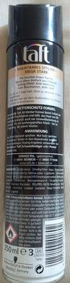 LAK ZA KOSU TAFT CRNI CASHMERE MEGA 5 250ml
