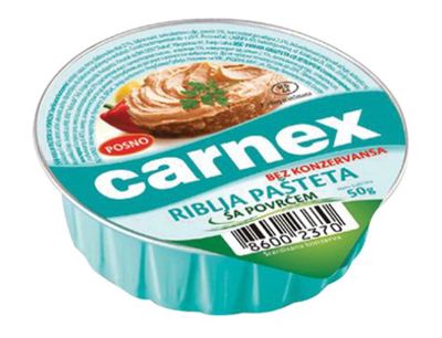CARNEX PASTETA 50GR RIBLJA SA POVRCEM