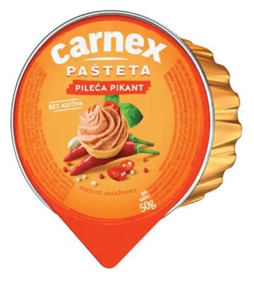 Pileca pikant pasteta 50g #20 Carnex