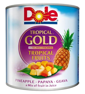 TROPSKO VOĆE U 100% SOKU 432GR DOLE