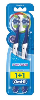 ČETKICA ZA ZUBE COM.5WAY 40 MED ORAL B 1+1 GRATIS