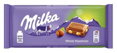 MILKA WHOLENUTS 100GR