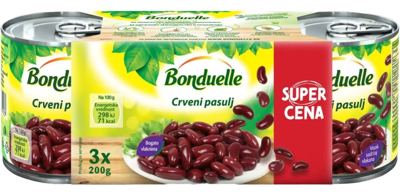 Pasulj Bonduelle multipak 3x200g