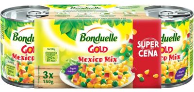 POVRĆE KONZERVIRANO MULTIPAK MEXICO MIX 3 X 150GR BONDUELLE