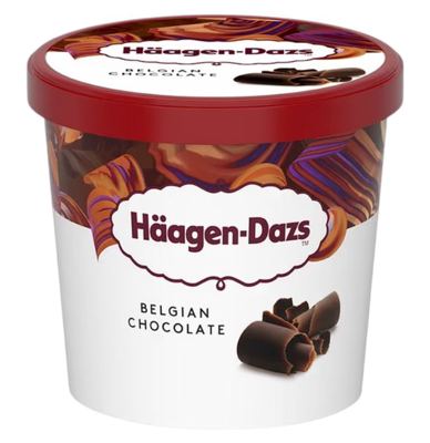 HAAGEN DAZS BELGIJSKA ČOKOLADA CUP 95 ML