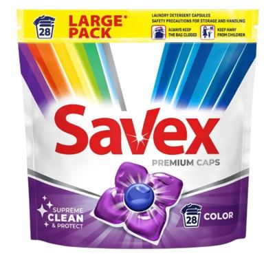 KAPSULE ZA VEŠ COLOR SAVEX 28/1